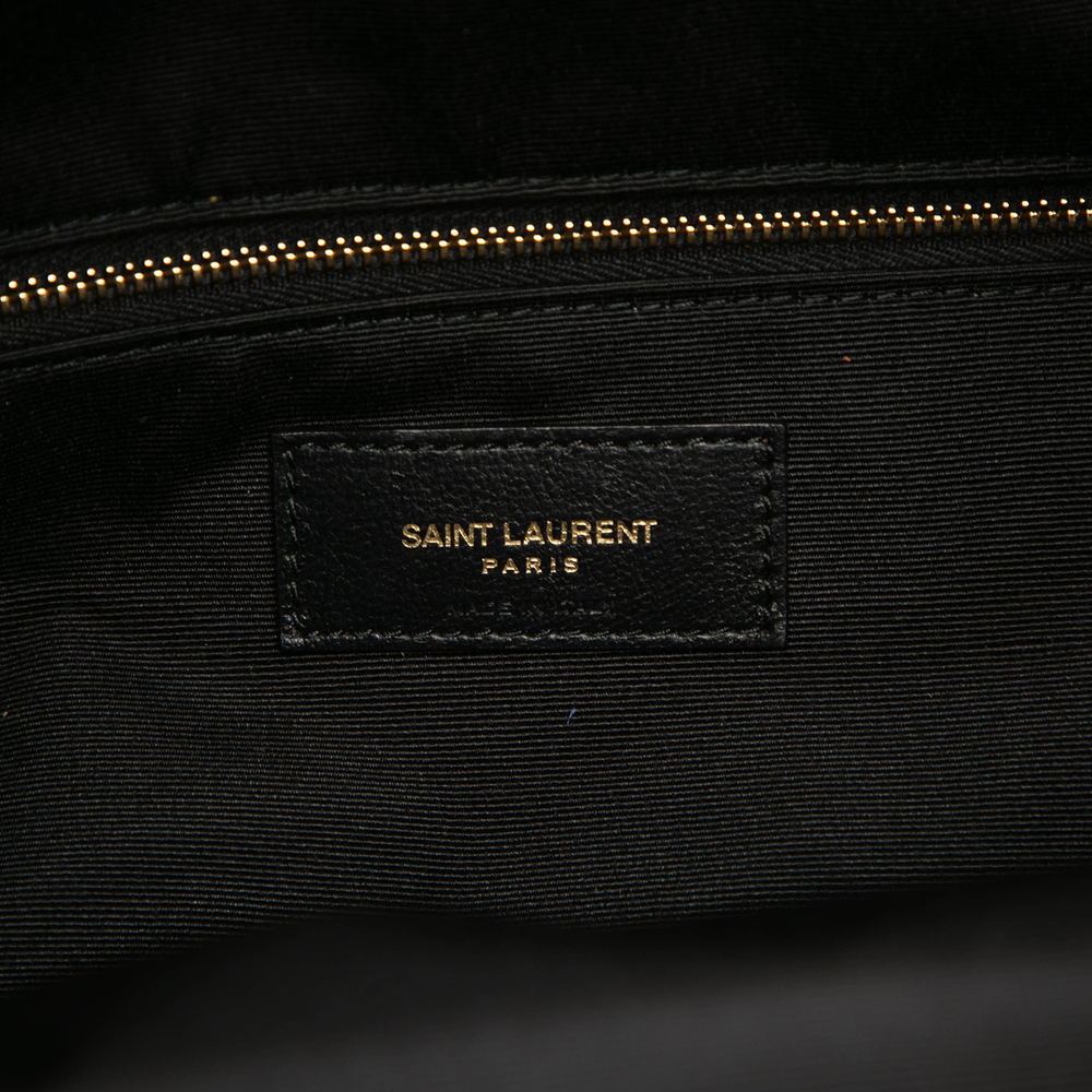 Pre-Loved Saint Laurent Quilted Nappa Monogram Icare Hobo - Picture 5 of 6